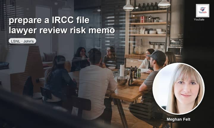 I will write your IRCC packet risk memo