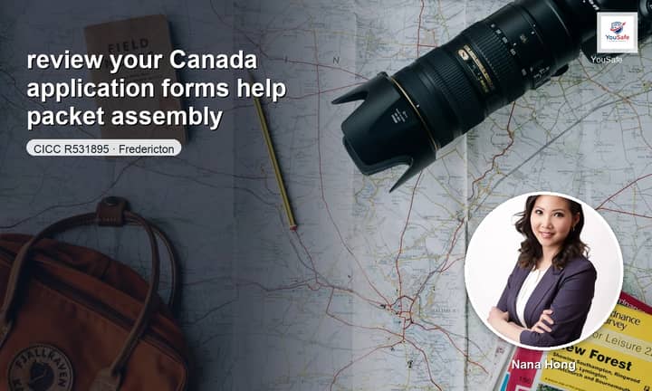 I will assemble your Canada IRCC forms packet