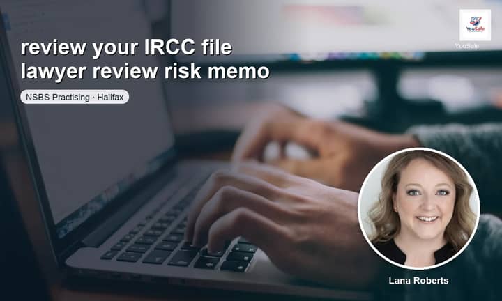 I will draft your IRCC filing risk memo