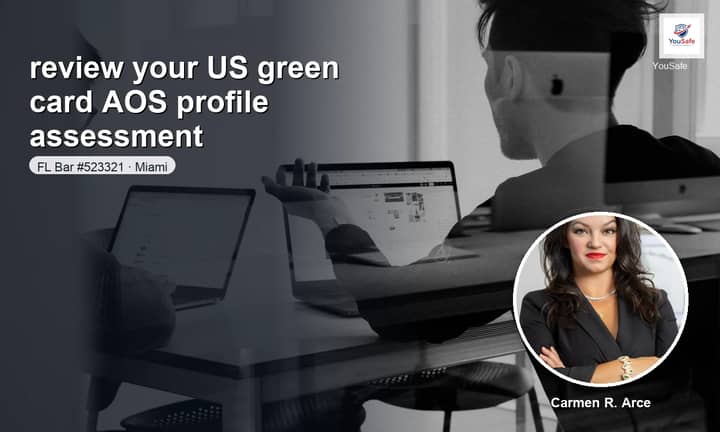 I will review your US green card AOS profile