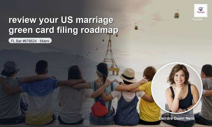 I will map your US marriage green card filing path