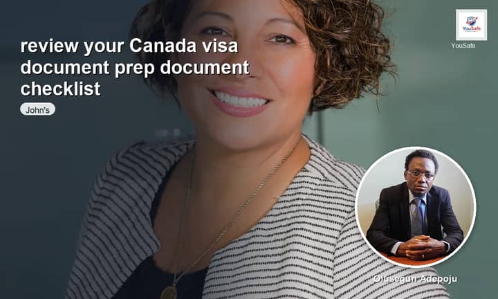 I will review your Canada visa document checklist