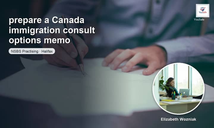 I will prepare your Canada immigration options memo