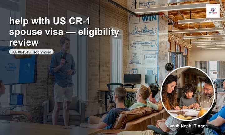 I will review your US CR-1 spouse visa eligibility