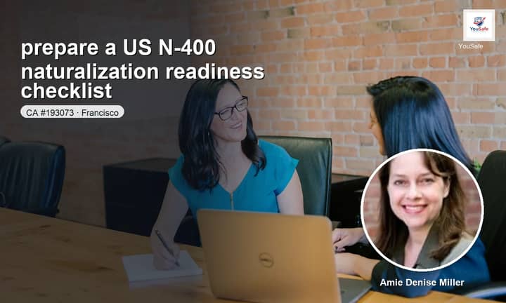 I will prepare your US N-400 naturalization checklist