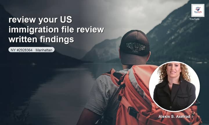 I will write findings on your US immigration packet