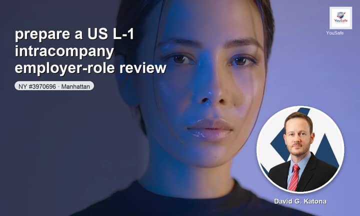 I will prepare your US L-1 intracompany role memo