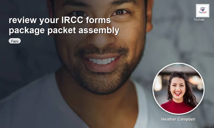 I will review your Canada IRCC forms packet